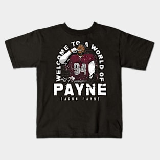 Daron Payne Washington World Of Payne Kids T-Shirt